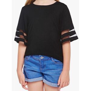 Arshiner Short Sleeve T-Shirts Flare Tunic